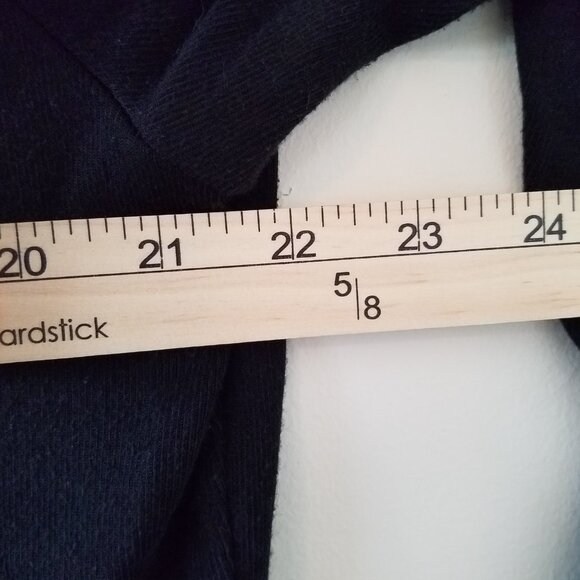 Worthington Stretch Black Button up V Neck Cardigan Size 2X - Picture 10 of 12